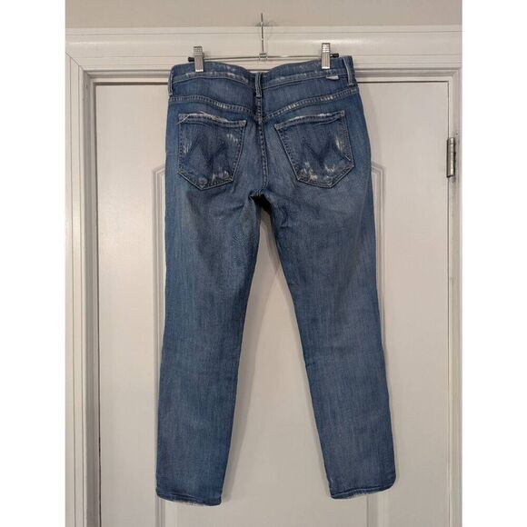 Mother Skinny, Not Skinny Jeans women's size 27‎ cream soda denim wash light - Picture 5 of 11